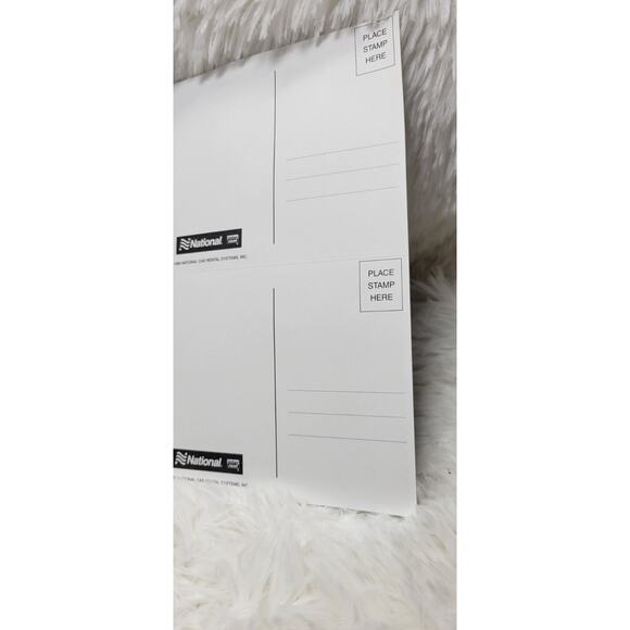 Lot of 4 Disney 1996 National Car Rental Systems Unused Postcards Perforated - Picture 8 of 8